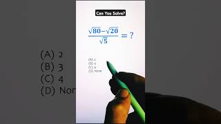 Simplifying Square Root Math Problem shorts maths squareroot [upl. by Olocin]