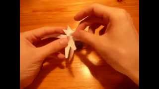 Origami Froebel star by Froebel Friedrich [upl. by Nnyw]