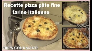 Recette pizza à pâte fine [upl. by Roskes]