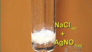 Double Displacement Reaction of AgNO3 and NaCl [upl. by Alfreda]