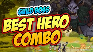 My BEST HERO COMPOSITION IN GUILD BOSS SEVEN KNIGHTS IDLE ADVENTURE [upl. by Retsof]