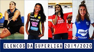 Elencos da Superliga Feminina de Vôlei 20192020 [upl. by Anavoj]