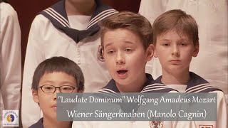 Wiener SÃ¤ngerknaben Vienna Boys Choir  quotLaudate Dominumquot Wolfgang Amadeus Mozart 2015 [upl. by Ettenel664]