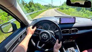 2023 Mazda CX5 Carbon Edition  POV Test Drive Binaural Audio [upl. by Emerald]