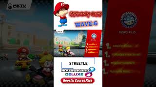 Mario Kart 8 Booster Cup  BABY MARIO Playing quotSTREETLEquot in SPINNY CUP  Wave 6 mariokart [upl. by Nosral782]