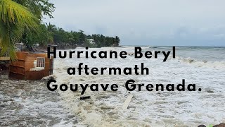 Hurricane Beryl aftermath in Gouyave Grenada [upl. by Partridge]