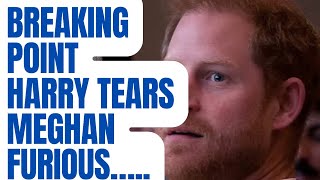 HARRY IN TEARS … MEGHAN FURIOUS  THIS HAPPENED LATEST royal meghanandharry meghanmarkle [upl. by Yael421]