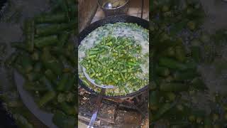 Fry bhindi fulvadi food mohanthal cooking recipe tasty streetfood foodie cookingvideo [upl. by Zebe]