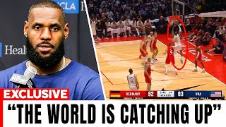 What Germany JUST DID Against Team USA Shocked The World AGAIN But LeBron James Took Over [upl. by Farrow517]