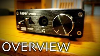 Lepai LP1601S Bluetooth Amplifier  Quick Overview [upl. by Anirahtak]