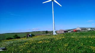 Horses amp Wind Turbines Evoco 10kw [upl. by Anazraf]