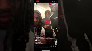 Rooga and Lil Moe on IG Live funny as hell😂😂😂 [upl. by Attemaj]