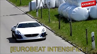 Richard Hammond Rimac Concept One Crash Initial D Deja Vu EUROBEAT INTENSIFIES [upl. by Mellicent]