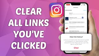 How to Clear Links You Clicked on Instagram  Delete Instagram Link History [upl. by Yaakov]