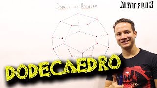 COMO DESENHAR UM DODECAEDRO  PROF FELIPE FONTES  MATEMÁTICA [upl. by Taft]