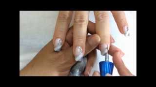 como realizar decorado delicado en uñas para novia paso a paso fácil OLNAIL [upl. by Nine250]