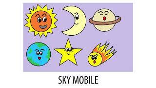 SKY MOBILE  BENDA LANGIT   VIDEO PEMBELAJARAN DASAR BAHASA INGGRIS [upl. by Em]