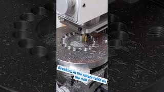 Milling round parts on a PM25MV [upl. by Simonette]