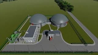 Biogas plant classic CSTR technology [upl. by Eelanaj]