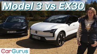 Tesla Model 3 vs Volvo EX30 Two great EVs one clear winner [upl. by Ardle128]