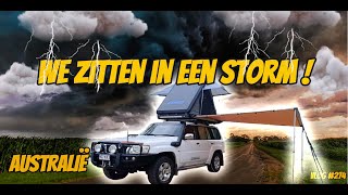 WE STAAN MET ONZE DAKTENT IN EEN STORM  274 [upl. by Bennett]