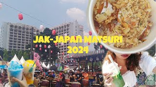 vlog Jak Japan Matsuri 2024 🎏☀️ mikoshi kumidaiko kakigori🍧 and takoyaki 🐙 commute Jakarta LRT [upl. by Notgnihsaw498]