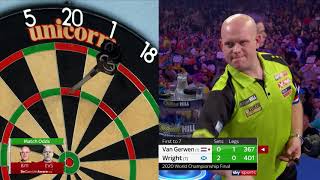 ALL WRIGHT ON THE NIGHT  Final  201920 World Darts Championship [upl. by Olracnaig]