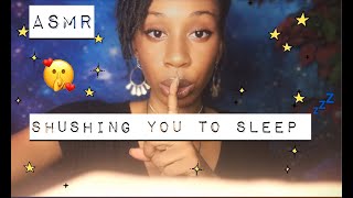 Go to sleep ASMR “close your eyes” shushing you to sleep with kisses and hand movements [upl. by Hoffmann]