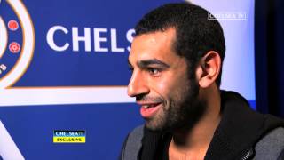 EXCLUSIVE New signing Mohamed Salah speaks to Chelsea TV [upl. by Amati]