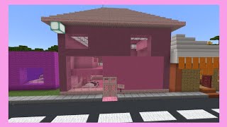 OMG MY ELEGANT PINK HOUSE UNLEASHED IN Minecraft Pt 4 [upl. by Aneehs]