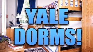 YALE DORM TOUR Yale Vlog 2015 [upl. by Ellehcan]