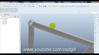 4 Bar Linkage Tutorial in ProEngineer Creo Elements [upl. by Alburg]