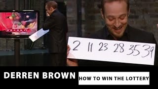 Derren Predicts Lottery Numbers  HOW TO WIN THE LOTTERY  Derren Brown [upl. by Glorianna]