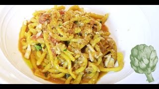 Michael Whites Inspired Recipe Strozzapreti with Crab and Uni  Potluck Video [upl. by Am]