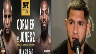 Fighters Predict Daniel Cormier vs Jon Jones 2 at UFC 214 [upl. by Jacquenette]