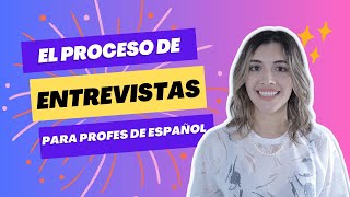 PROFE DE ESPAÑOL EN ESTADOS UNIDOS Las entrevistas de trabajo en escuelas y colegios universitarios [upl. by Joann]