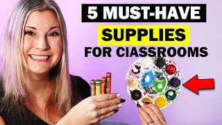 5 Art Supplies every Teacher Needs for their Classroom [upl. by Henden530]