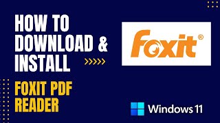 How to Download and Install Foxit PDF Reader For Windows [upl. by Gula]