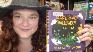 Scary Scary Halloween by Eve Bunting and Jan Brett READ ALOUD Auntie Caras Preschool Story Time [upl. by Loferski]