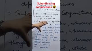 List of Subordinating Conjunctions 👌💁 Subordinating Conjunctions से Complex sentence बनता है👍💥 [upl. by Malet87]