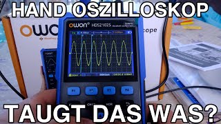 OWON HDS2102S Hand Oszilloskop 100MHz  Multimeter  Waveform Generator [upl. by Luckett]