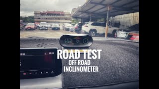 P18 ROAD TEST  off road INCLINOMETER  RICO Instrument [upl. by Tuneberg]