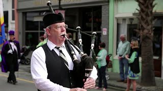 Sights and sounds from a St Patricks Day parade in Charleston [upl. by Nerok785]