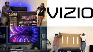 2022 VIZIO PSeries Quantum 75quot Unboxed  Mounted [upl. by Daffy]