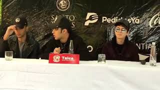 CNCO Conferencia De Prensa  Festival De La Independencia De Talca [upl. by Petunia]