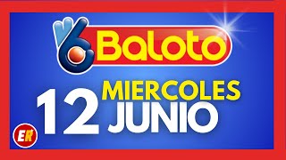 Resultado BALOTO REVANCHA del MIERCOLES 12 de junio [upl. by Attela]