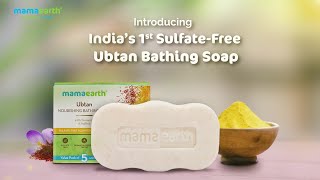 Mamaearth Natural SulfateFree Ubtan Body Soap  Crafted with Goodness [upl. by Neeruam]