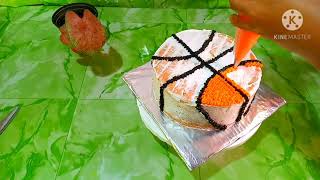 Minimalist Cake And Basketball Cake Designs🧡💛💜 [upl. by Nisotawulo82]