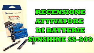 Recensione attivatore batterie Sunshine SS 909 [upl. by Namharludba]