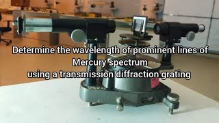 Diffraction grating to determine wavelength of white light selflearning bscphysics physics [upl. by Aissenav]